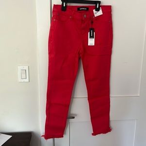 Express ankle leggings mid rise. Size 6